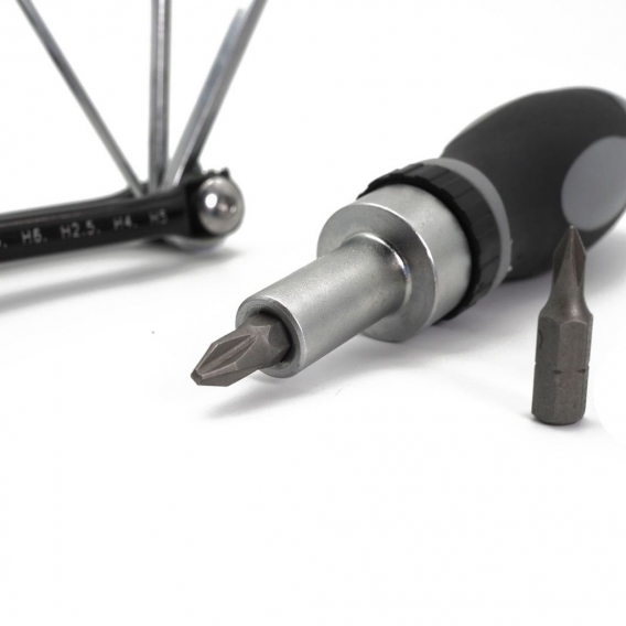 Multitool Biketool Reparatur Fahrrad Mini Werkzeug Innensechskant Ratsche Tasche