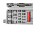 KEPEAK 186-teilig Werkzeug-Set , werkzeugkoffer Premium Universal und Haushalts , Werkzeugkästen mit Klauenhammer , Grau