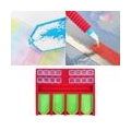 5d diamant malerei kit werkzeug set kunststoff-tablett-kits für erwachsene diy Farbe Typ 2