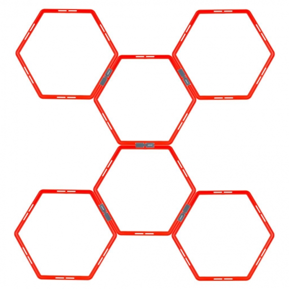 CLORIS - Möbel Avento Koordinationsgitter  6er Set Hexagon - Beständig & Modernes Design,1parcel