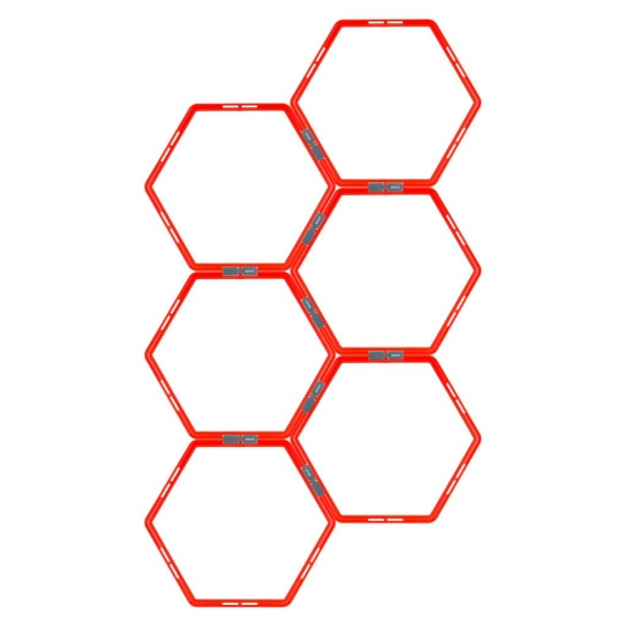 CLORIS - Möbel Avento Koordinationsgitter  6er Set Hexagon - Beständig & Modernes Design,1parcel