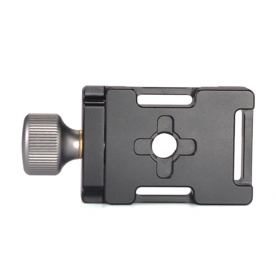 38mm Aluminium Schraubenknopf Mini Quick Release Clamp kompatibel mit Arca Swiss fuer 38mm QR-Platte