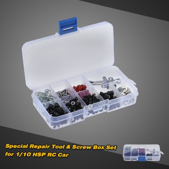Spezielle Reparatur-Werkzeug und Schrauben Box Set fš¹r 10.01 HSP RC Car