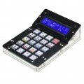 DIY-Rechnerzaehler-Kit mit Acrylgehaeuse LCD-Anzeige Elektronischer Mehrzweckrechnerzaehler Elektronik-Computing