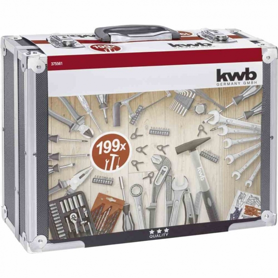 kwb 375-560 Werkzeugkoffer 199-teilig (1 Set)