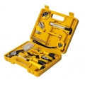 18-Teilig Haushalts-Werkzeugset Werkzeugkoffer 8-Teiliges Sechskantschlüssel Tool-Organizer Maßband Isolierband Nasenzange