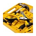18-Teilig Haushalts-Werkzeugset Werkzeugkoffer 8-Teiliges Sechskantschlüssel Tool-Organizer Maßband Isolierband Nasenzange