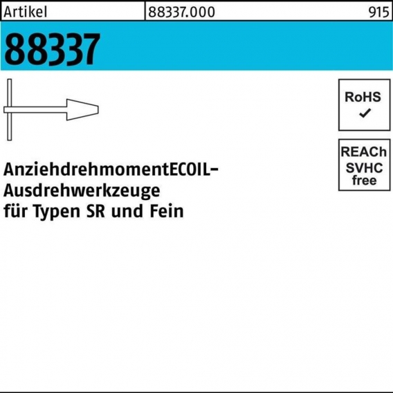 AMECOIL Ausdrehwerkzeug R 88337 NR.3 M 10 -M24 Stahl