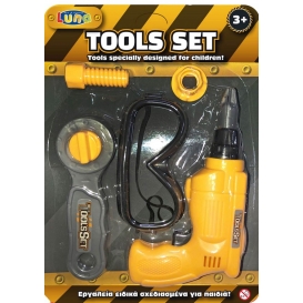 More about Luna Kinder Werkzeugset 5-tlg. Heimwerker Handwerker Werkzeug Spielset +3J