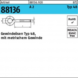 More about Gewindeöse R 88136 Typ 48 M 6 x 40 D 10 A 2