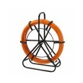 70M 4.5MM Draht Kabel Fiberglas Kabel Einziehhilfe Spirale Einziehdraht Rod Reel Cable Push mit Käfig