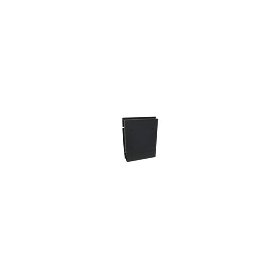 Kynast Briefkasten mit Edelstahlapplikation matt-schwarz 613-400693
