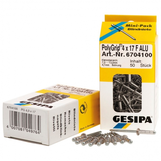 Gesipa Mini-Pack PolyGrip Alu/Stahl 4,8 x 10