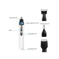 KM-6650 Multifunktionaler waschbarer elektrischer Nasenhaarschneider 360 ¡ã Vollwinkel-Nasenloch-Reinigungswerkzeug