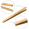 Pyzl 12 x Bambus-Zangen für Toast, aus Bambus, Küchenzange zum Kochen, Tee-Utensilien, Zucker, Bambus, Salatzange, Kongfu-Tee, H