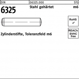 More about Zylinderstift DIN 6325 4 m6 x 40 Stahl gehärtet Toleranz m6 DIN 6325