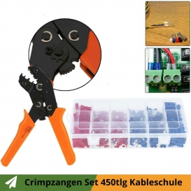 More about Crimpzange Kabelschuhe Set inkl. 450 Stück Isolierten Kabelschuhen Zange Set