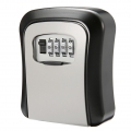 AcserGery Schlüsselbox zur Wandmontage aus Aluminiumlegierung, 4-stellige Kombination, Passwort, Hausschlüssel, Aufbewahrungsbox