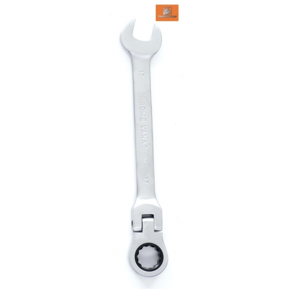 CCLIFE Ringmaul Ratschenschlüssel Maul-Ringratschenschlüssel Knarrenschlüssel, Größe:18mm