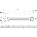 BGS technic Maul-Ringschlüssel | SW 4 mm