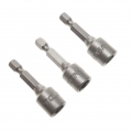 Tolsen - Schaft 3 Stück 3/8" mm x 48 mm Sechskant Steckschlüssel Nuss Treiber Bits 1/4 Adapter von Tolsen