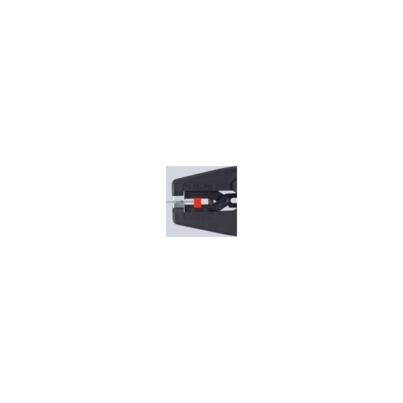 Knipex 124-2195SB Abisolierzange 0,03-10qmm, schwarz/rot