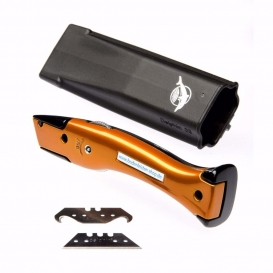 More about acerto - Delphin®-03 Style-Edition Universalmesser Cuttermesser Candy Orange Schwarz