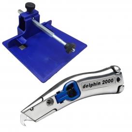 More about Delphin® SET Streifenschneider 300300 und Delphin® Teppichmesser 2000 blau