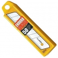 Tajima Box Cutterklingen Cuttermesser Ersatzklingen Grosspackung 50 Stück Hardcase LB50-50H
