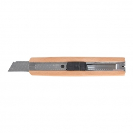 More about Rivanto® Cutter Teppichmesser 15,5 x 3,5 cm Holzgriff mit Metallklammer, Holzabbrechmesser
