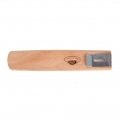 Rivanto® Cutter Teppichmesser 15,5 x 3,5 cm Holzgriff mit Metallklammer, Holzabbrechmesser
