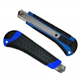 More about Cuttermesser Teppichmesser Paketmesser 3 Abbrechklingen 18mm, Farbe:Blau, Menge/Rabatt:10 Stück