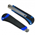 Cuttermesser Teppichmesser Paketmesser 3 Abbrechklingen 18mm, Farbe:Blau, Menge/Rabatt:10 Stück