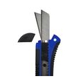 Cuttermesser Teppichmesser Paketmesser 3 Abbrechklingen 18mm, Farbe:Blau, Menge/Rabatt:10 Stück