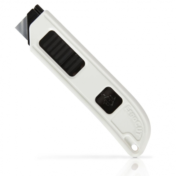 10er Pack Cuttermesser Sicherheitsmesser mit automatischem Klingeneinzug, eronomisches Design, beidseitig bedienbar