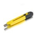 Bituxx 100 Cuttermesser ABS Yellow inkl. 100 Ersatzklingen stahl, MS-15667