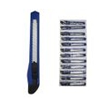 Cuttermesser Teppichmesser Paketmesser Mehrzweckmesser 8mm, Farbe:Blau, Menge/Rabatt:360 Stück