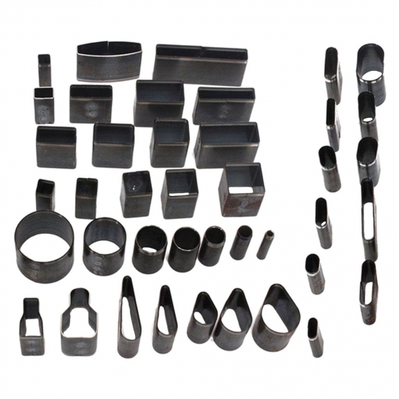 39 form Stil Ein Loch Hohl Punch Cutter Werkzeug Leder Handwerk Set DIY für Handgemachte Leather Zubehör