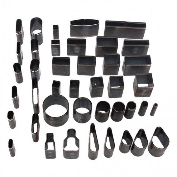 39 form Stil Ein Loch Hohl Punch Cutter Werkzeug Leder Handwerk Set DIY für Handgemachte Leather Zubehör