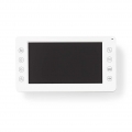 Nedis / Türvideomonitor mit 7-Zoll Farbbildschirm / weiß / Bildschirm für Sprechanlage, mit Entsperrfunktion, Türspion für Kamer