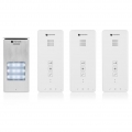 Smartwares Audio-Gegensprechanlage für 3 Wohnungen 20,5x8,6x2,1cm Weiß