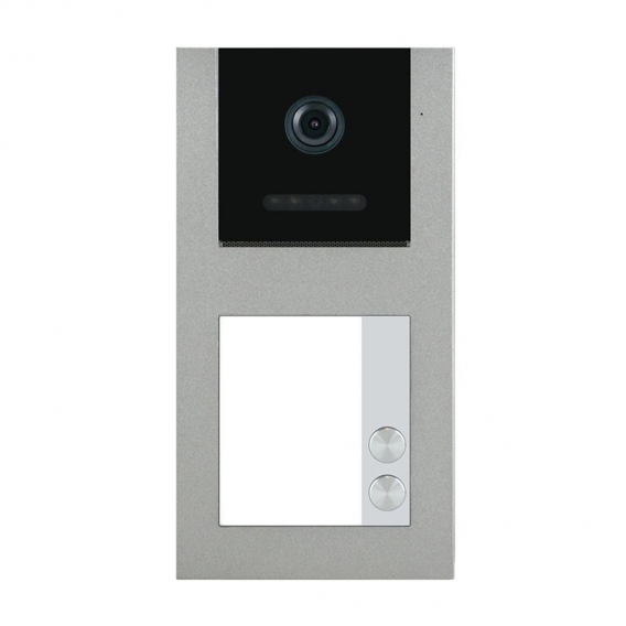 Balter EVO-AP Silber Video Türsprechanlage Quick Monitor 2-Draht BUS Komplettsystem für 2 Teilnehmer