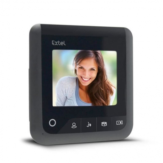 EXTEL Monitor 4 Visio + 2 zusätzliche Kabel für Bildtelefone Levo Access, Nova, Ice