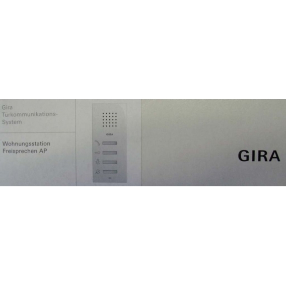 Gira 125003 Wohnungsstation AP System 55 Reinweiß