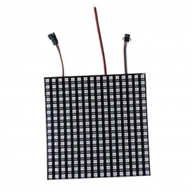 LED-Pixel-Matrix-Panel-Bildschirm / WS2812B Programmierbare Vollfarb-RGB-Flexible schwarze PCB-Traumfarbenbeleuchtung 5050SMD-Bi