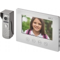 EMOS Video-Türsprechanlage mit WiFi/Video-Türklingel Set + App für Android/iOS, wasserdichte 720p Kamera mit Nachtsicht und LCD-
