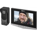 EMOS Video-Türsprechanlage/Video-Türklingel, wasserdichte Kamera mit Nachtsicht, Monitor mit 7'' LCD-Farbdisplay, Snapshot, Aufn