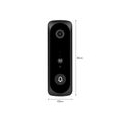 1080P WiFi Wireless Tuerklingel Wasserdichte Home Security Kamera mit Bewegungserkennung Infrarot Nachtsicht 2-Wege Audio Echtze