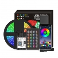 5M Smart Wifi LED RGB Lichtbaender 5050 Farbwechsellichter mit Voice &APP &24 Tasten Fernbedienung Tape Lights Weihnachtsdekorat