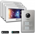 2-Draht IP Video Gegensprechanlage - 4-Familienhaus mit App